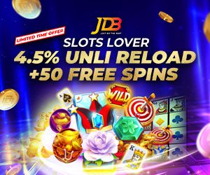 4.5% Unlimited Reload + JDB 50 FREE SPINS!