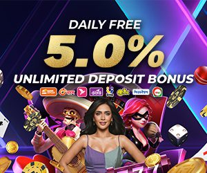 Daily Free 5.0% Unlimited Bonus Deposit